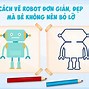 Vẽ Robot Làm Việc Nhà Đơn Giản